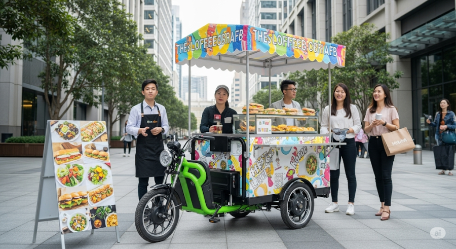 bisnis food cart